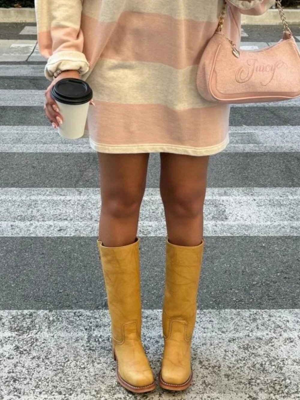FRYE Campus Knee High Boot (Women) in Banana Size US 10 Wide Calf NWT